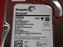 SEAGATE　Barracuda　ST2000DM001 【2TBx3】 中古 SATA 3.5インチ 内蔵ハードディスク 【10日間保証】_画像2