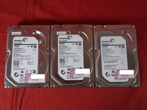 SEAGATE　Barracuda　ST2000DM001 【2TBx3】 中古 SATA 3.5インチ 内蔵ハードディスク 【10日間保証】