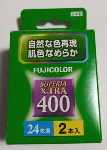 FUJIFILM SUPERIA X-TRA400 135/24 2017.02 1 pcs unused 