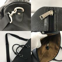 TEI 【中古品】 PIERRE CARDIN ボストンバッグ ブラック ピエールカルダン 2WAYバッグ 〈188-240405-MK-7-TEI〉_画像9