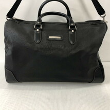 TEI 【中古品】 PIERRE CARDIN ボストンバッグ ブラック ピエールカルダン 2WAYバッグ 〈188-240405-MK-7-TEI〉_画像2