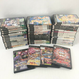 TEI 【現状渡し品】 PS2ソフト　CR　パチンコソフト　47本まとめて 〈023-240409-MA-7-TEI〉