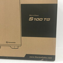 TEI 【中古美品】 Thermaltake S100 TG Snow Edition CA-1Q9-00S6WN-00 ミニタワー型PCケース ホワイト 未開封 〈088-240411-MK-1-TEI〉_画像3