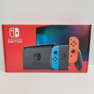 IZU 【中古品】 Nintendo Switch ニンテンドースイッチ 本体 ネオンブルー ネオンレッド 〈034-240415-AS-04-IZU〉