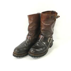 TEI【中古品】 REDWING レッドウィング 2971 ラフ＆タフ エンジニアブーツ ヴィブラムソール 茶 ブラウン 9D 27cm〈164-240415-MA-8-TEI〉