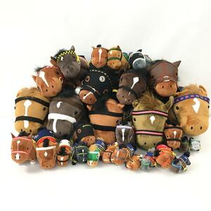 TEI [ secondhand goods ] Sara Brett collection large middle small set horse racing soft toy (127-240415-MA-11-TEI)