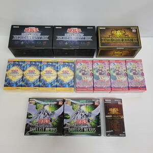 IZU 【中古美品】 遊戯王OCG BOX まとめ売り デュエリストパック RARITY COLLECTION 他 セット 未開封 〈080-240415-AS-16-IZU〉