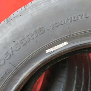 中古 タイヤ 2本 ★ 205/65R16 109/107L LT ブリジストン DURAVIS R205 ★ R1347の画像9