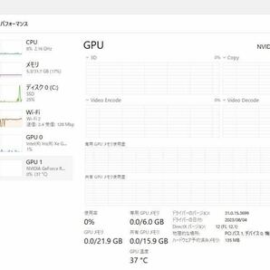 GIGABYTE G5 i5(12世代)RTX3060 メモリ32GB SSD512GBゲーミングノートパソコンの画像7