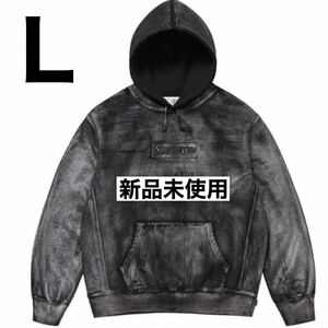 【新品未開封】Supreme MM6 Maison Margiela Foil Box Logo Hooded Sweatshirt Black シュプリーム メゾンマルジェラ フォイルボックスロゴ