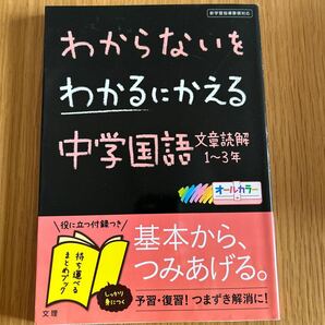 中学1〜3年国語わからないをわかるにかえる　文書読解　文理 