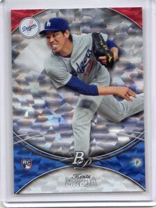 ●前田健太　カード　Vol.47　2016BOWMAN PLATINUM ICE #63　ルーキー　ロサンゼルス・ドジャース