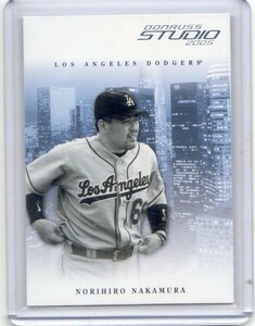 ●中村紀洋　カード　Vol.15　2005DONRUSS STUDIO #7　ルーキー　ロサンゼルス・ドジャース