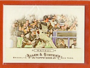 ●松井秀喜　カード　Vol.558　2009TOPPS ALLEN & GINTER'S #114　ニューヨーク・ヤンキース