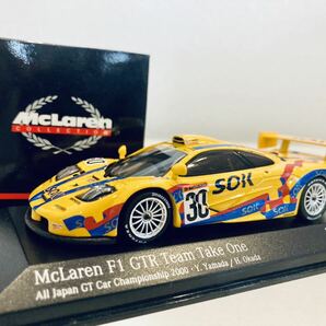 【送料無料】1/43 Minichamps SOK マクラーレン F1 GTR チームテイクワン #30 岡田秀樹-山田洋二 JGTC 2000の画像1