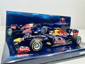 1/43 Minichamps Redbull レッドブル ルノー Showcar (RB7- RB8) S.ベッテル 2012