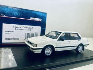 【送料無料】1/43 ハイストーリー トヨタ カローラ セダン GT 1985 ホワイト
