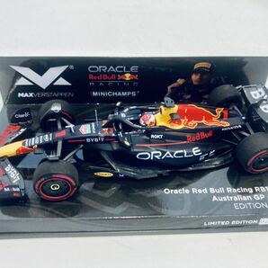 【送料無料】MV Shop限定 Edition115 1/43 Minichamps Redbull レッドブル RB19 #1 フェルスタッペン Verstappen Winner Australia GP 2023の画像7