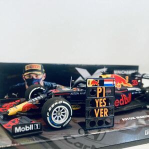 【送料無料】MV Shop限定 Edition57 1/43 Minichamps Redbull レッドブル RB16 M.フェルスタッペン Verstappen Winner Abu Dhabi GP 2020の画像1