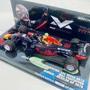 【送料無料】MV Shop限定 Edition39 1/43 Minichamps Redbull レッドブル RB14 #33 M.フェルスタッペン Verstappen Winner Mexican GP 2018の画像7