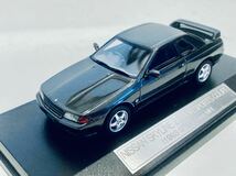 【送料無料】1/43 ハイストーリー 日産 スカイライン 2ドア クーペ GTS-t Type MR 1993 (R32) ガングレーメタリック_画像6