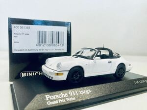 【送料無料】1/43 Minichamps Porsche ポルシェ 911 Targa タルガ (964) 1991 White