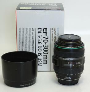 ★1円～！ Canon (キヤノン) EF70-300mm F4.5-5.6DO IS USM ★品質保証付(qd23-35)