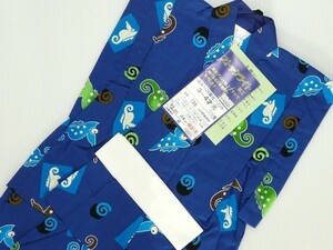  man . child yukata blue ground . chameleon 100cm man ... new goods 914