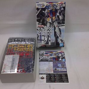 34 送80サ 0421$E16 GUNDAM FACTORY YOHAMA 1/144 RX-78F00 GUNDAM&G-DOCK 未使用の画像1