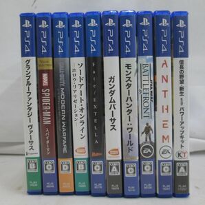 21 送60サ 0421$G07 PS4 ソフト10本セット 中古品の画像1