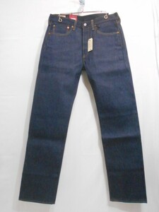 71 送80サ 0415$D04 Levi's 150周年記念 セルビッジデニム RAIN FOREST RIGID SELVEDGE 501 00501-3429 インディゴ サイズW32 未使用