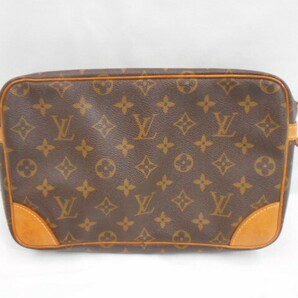 84 送80サ 0423$D09 LOUIS VUITTON ルイヴィトン モノグラム コンピエーニュ28 M51845 セカンドバッグ 中古品の画像2