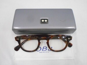 81 送60サ 0423$D11 TART OPTICAL ARNEL タート オプティカルアーネル JD-04 復刻 べっこう 日本製 サイズ44 中古品