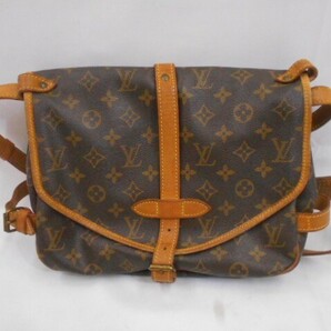 84 送80サ 0501$D02 LOUIS VUITTON ルイヴィトン モノグラム ソミュール 35 ショルダーバッグ M42254 中古品の画像2