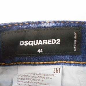 71 送60サイ 0501$D14 DSQUARED2 ディースクエアード Sexy Twist Jean S74LB1023 イタリア製 インディゴ サイズ44 中古品の画像7