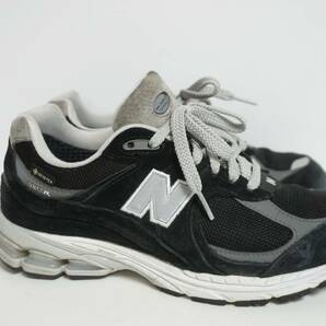 正規 New Balance ニューバランス GTX 2002R GORE-TEX ゴアテックス ローカット スニーカー M2002RXD 黒 24.5cm 本物 417Oの画像4