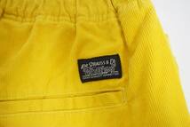 正規 LEVIS リーバイス SKATE QUICK RELEASE PANT SULPHUR コーデュロイ クライミング パンツ A0968-0000 黄 M 本物 423O_画像4