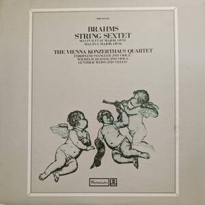 LP盤 ウィーン・コンツェルトハウス四重奏団/ヒューブナー/ヴァイス　Brahms 弦楽六重奏曲1&2番
