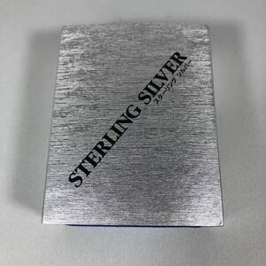 ZIPPO ジッポー ジッポ STERLING SILVER スターリングシルバー 2004年 スリムジッポ