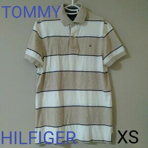 週末セール★★ポロシャツ 半袖 ボーダー★トミーヒルフィガーTOMMYHILFIGER★XS