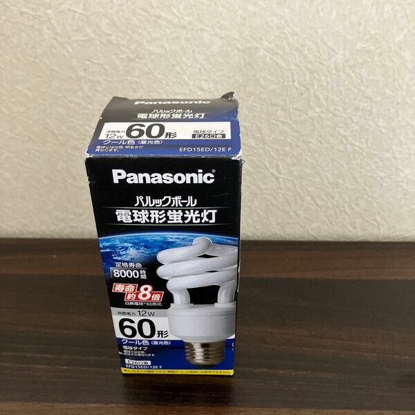 パナソニック パルックボール D60形 電球60形タイプ 口金直径26mm クール色 EFD15ED12EF