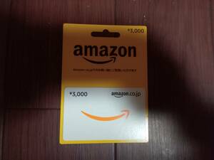 Amazon Amazon gift card 3000 jpy code only . possible unused goods besides exhibiting ~