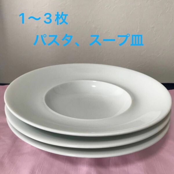 【枚数と価格を確認してください！】深山ジャパン　深皿　パスタ皿　1〜3枚