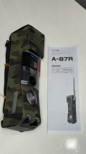 新技適CB機　アタック工房　A-87R 美品　取説　カバー付　ICB CB無線　SONY ICB