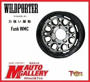 郡山店★新品ホイール単品4本SET★ワイルドポーター Funk WMC 5.5J 16インチ 5H139+20 ブラックポリッシュ/ブラッククリア★ジムニー