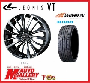 郡山店★ラスト1SET！！★サマータイヤホイールSET★レオニス VT 7.0J 18インチ 5H114+47&ウィンラン R330 225/45R18★オデッセイなど