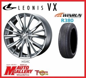 郡山店★ラスト1SET！！★サマータイヤホイールSET★レオニス VX 7.0J 17インチ 5H114+53&ウィンラン R380 215/60R17★RCオデッセイなど