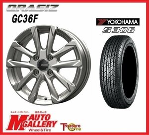 郡山店★軽自動車全般★サマータイヤホイールSET★クレイシズ GC36F 4.5J 14インチ 4H100+45&ヨコハマ S306 155/65R14