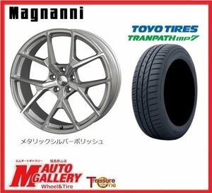 郡山店★サマータイヤホイールSET★マグナーニ STW 7.5J 18インチ 5H114+53 & TOYO トランパス MP7 225/50R18☆オデッセイ、ヴェゼルなど