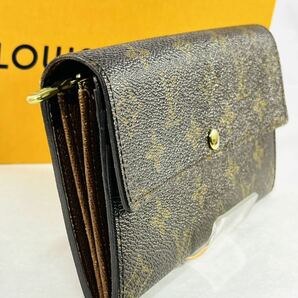 ◇1円 ★ LOUIS VUITTON ルイヴィトン モノグラム 長財布 ポルトフォイユ メンズレディース ヴィトン財布 used の画像3